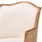 Bali & Pari Elizette Traditional French Beige Fabric and Honey Oak Finished Wood Accent Chair 238-13383-ZORO - alternate 9